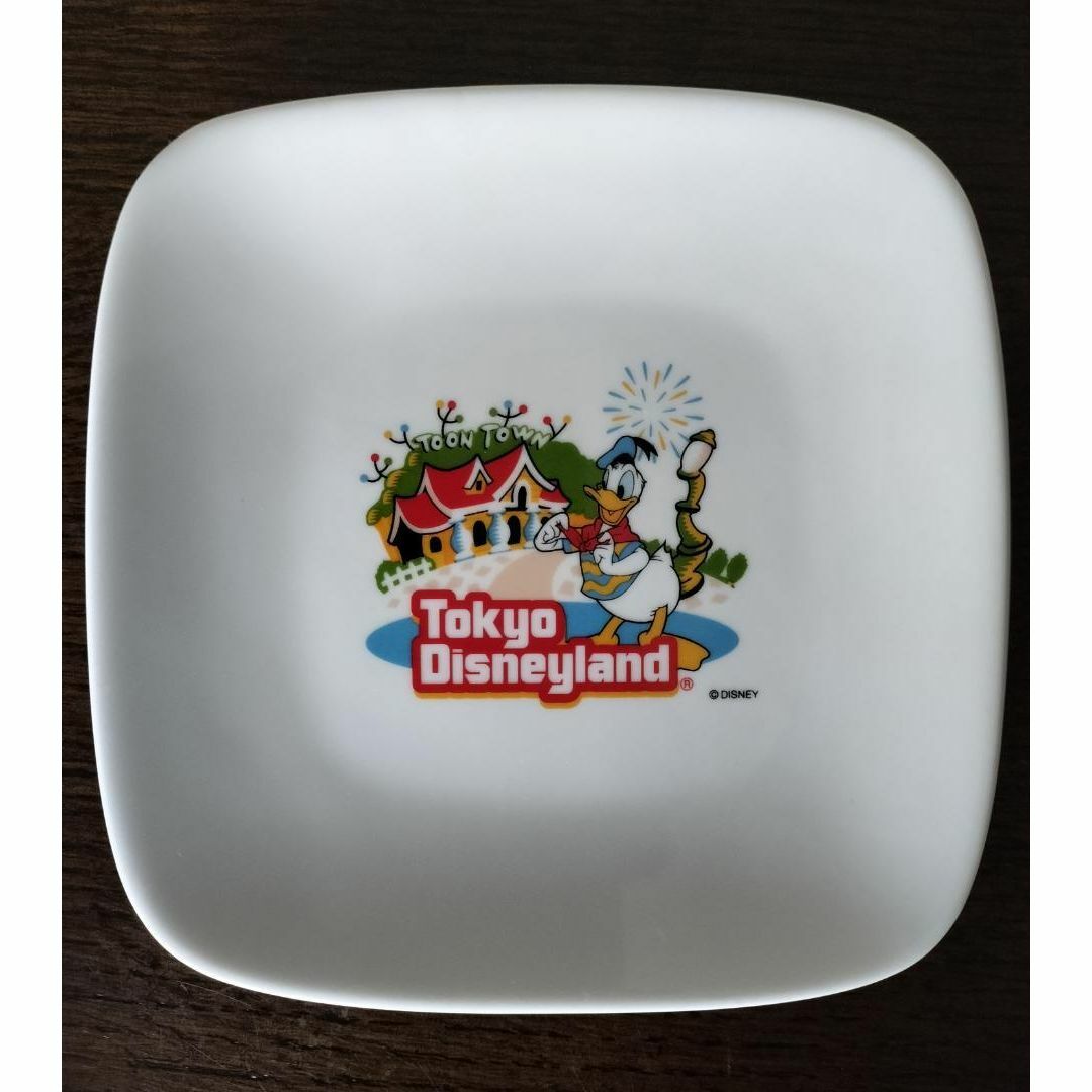 Disney(ディズニー)の２枚set ディズニーリゾート　スクエア　皿　キリン　コラボ　TDL インテリア/住まい/日用品のキッチン/食器(食器)の商品写真