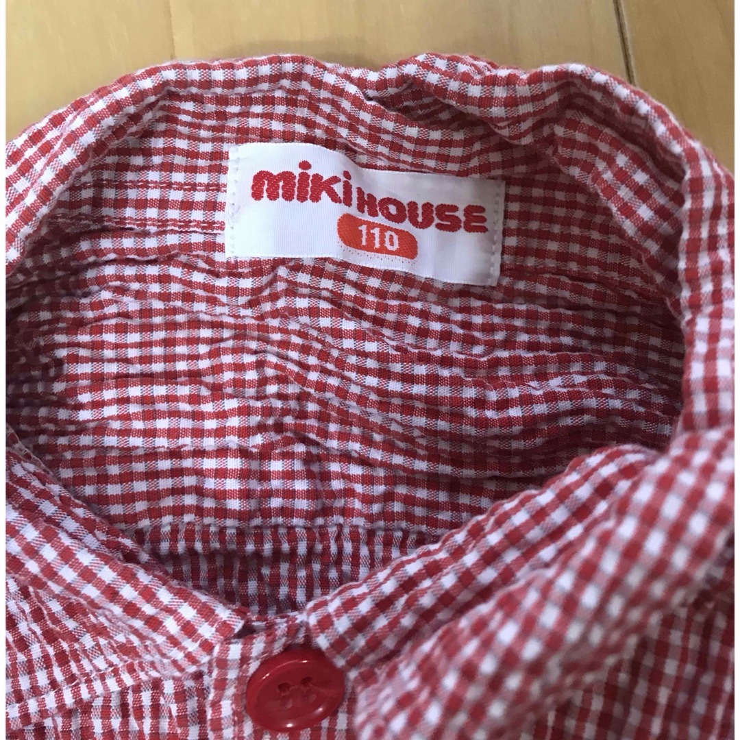 mikihouse(ミキハウス)のミキハウス　シャツ キッズ/ベビー/マタニティのキッズ服男の子用(90cm~)(Tシャツ/カットソー)の商品写真