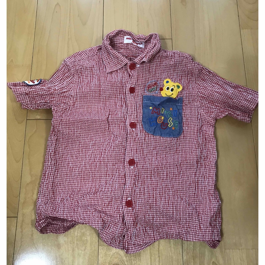 mikihouse(ミキハウス)のミキハウス　シャツ キッズ/ベビー/マタニティのキッズ服男の子用(90cm~)(Tシャツ/カットソー)の商品写真