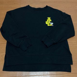 ジーユー(GU)のスヌーピー　スウェットプルオーバー　140 中古(Tシャツ/カットソー)