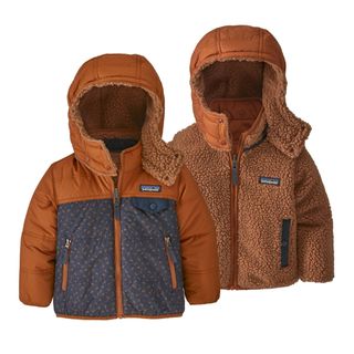 パタゴニア(patagonia)のパタゴニア　ボア　ジャケット　コート　リバーシブル　100cm〜110cm(ジャケット/上着)