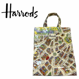 ハロッズ(Harrods)のHarrods ハロッズ トートバッグ ロンドンマップ 地図 Lサイズ ベージュ(その他)