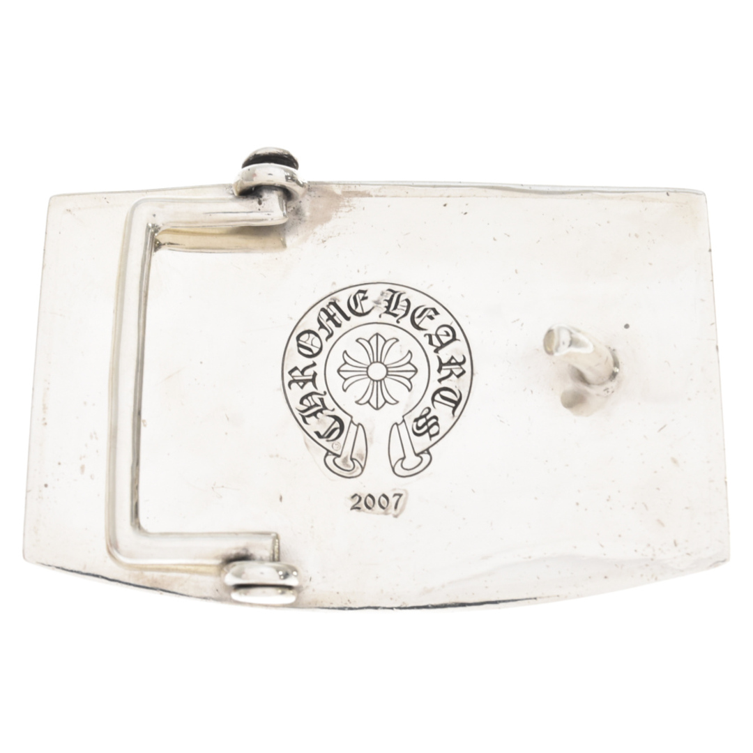 CHROME HEARTS クロムハーツ BUCKL MIL FLERKNEE/シングルミリタリーフレアニー シルバーベルトバックル