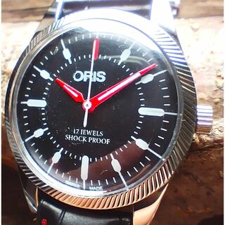 オリス(ORIS)の●美品！●オリス■ORIS 手巻き機械式ヴィンテージメンズ腕時計アンティーク即納(腕時計(アナログ))