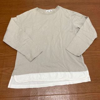 グローバルワーク(GLOBAL WORK)の重ね着風長袖Tシャツ　140 中古(Tシャツ/カットソー)