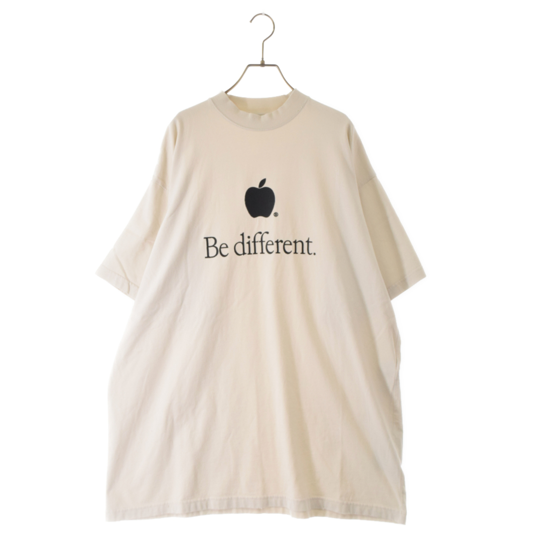 バレンシアガ 22AW 712398 TNVB3 Be different刺繍Tシャツ メンズ 2