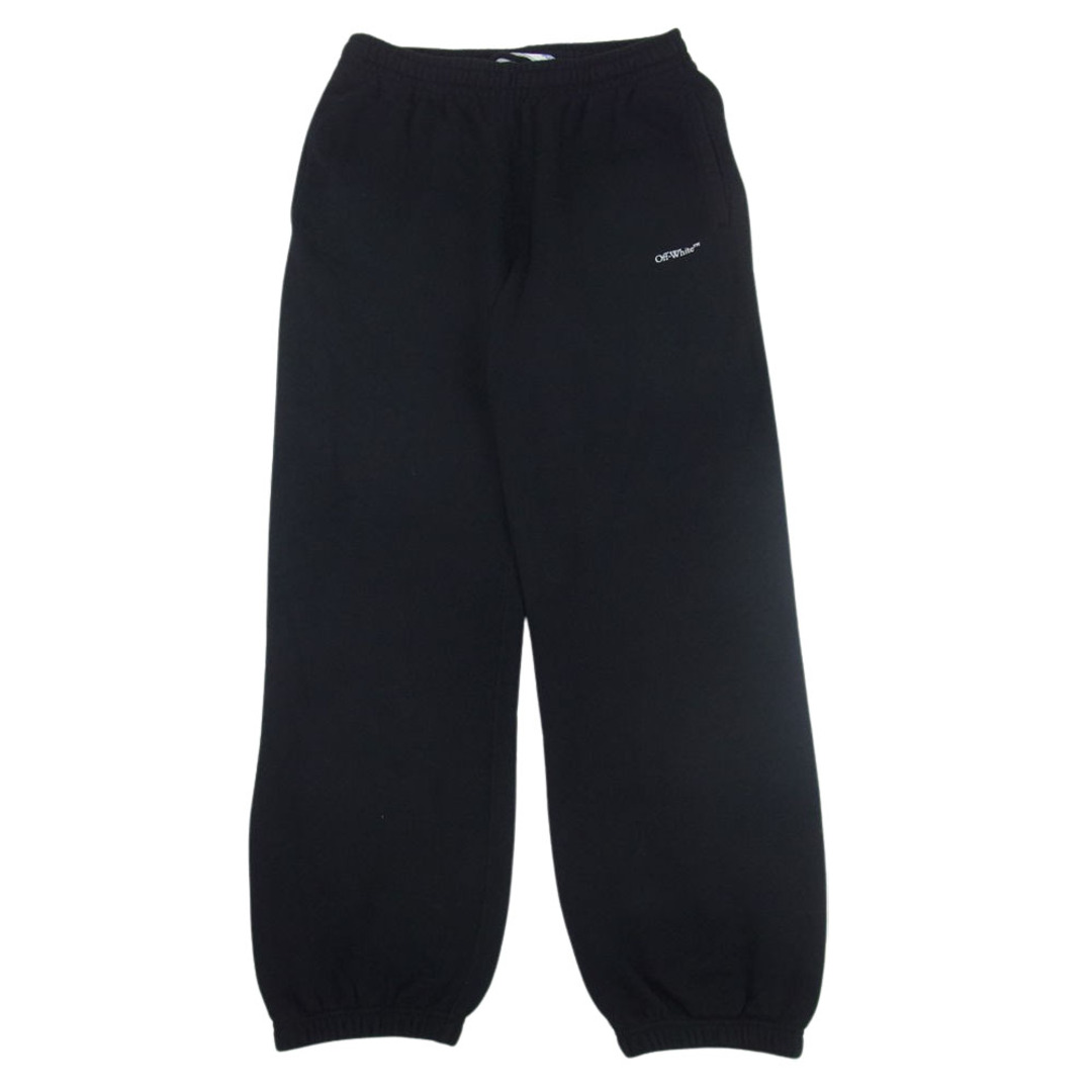 OFF-WHITE - OFF-WHITE オフホワイト OMCH029E20FLE006 jogging trousers with arrows アロー 刺繍 スウェット パンツ ブラック系 M【中古】