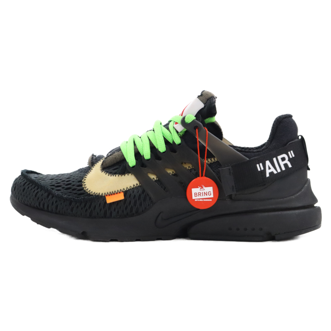 32センチワイズNIKE ナイキ ×OFF WHITE THE 10: AIR PRESTO AA3830-002 オフホワイト ザテン エアプレスト ローカットスニーカー US11/29.0cm ブラック