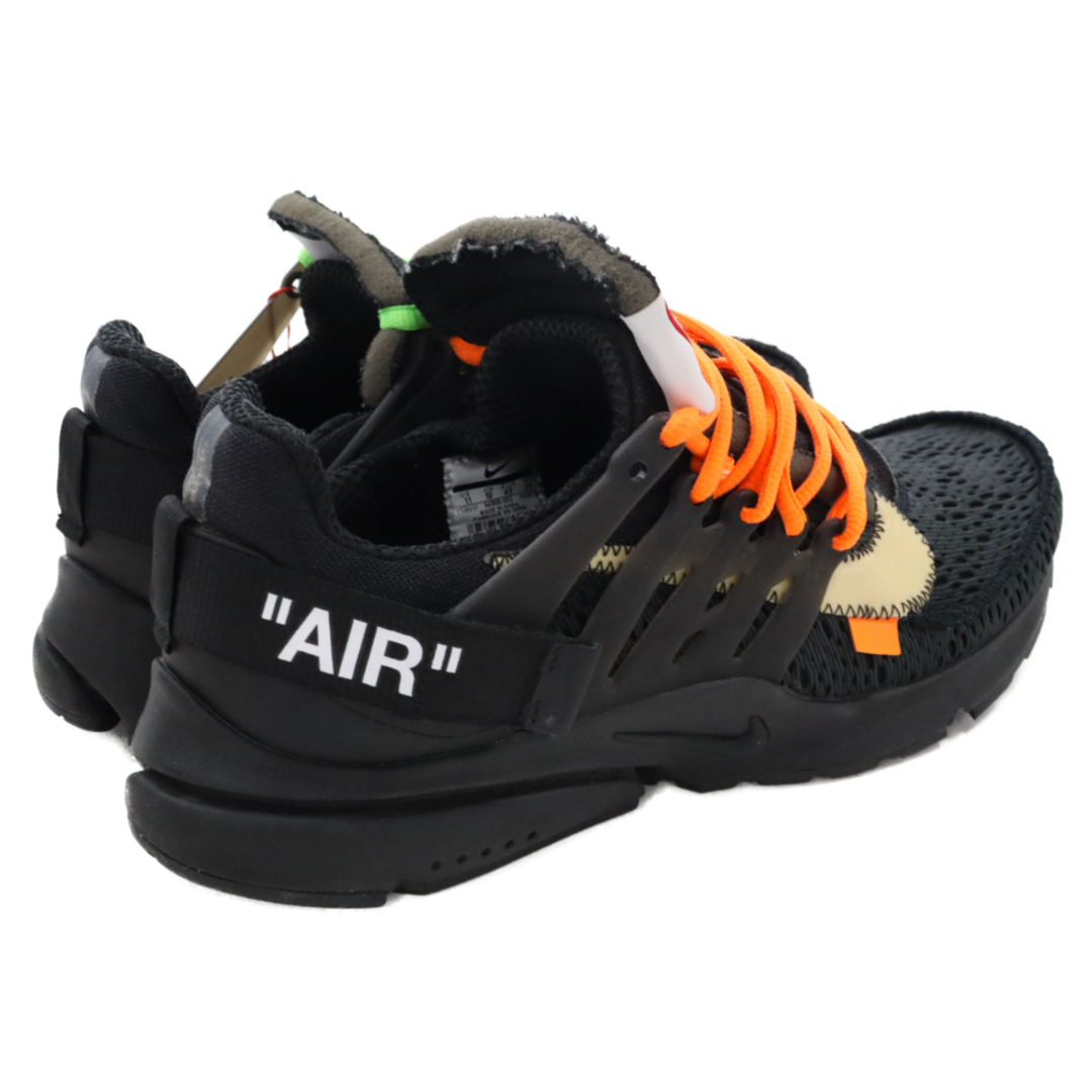 NIKE ナイキ ×OFF WHITE THE 10:NIKE AIR PRESTO AA3830-002 オフホワイト ザテン エアプレスト ローカットスニーカー シューズ ブラック US9