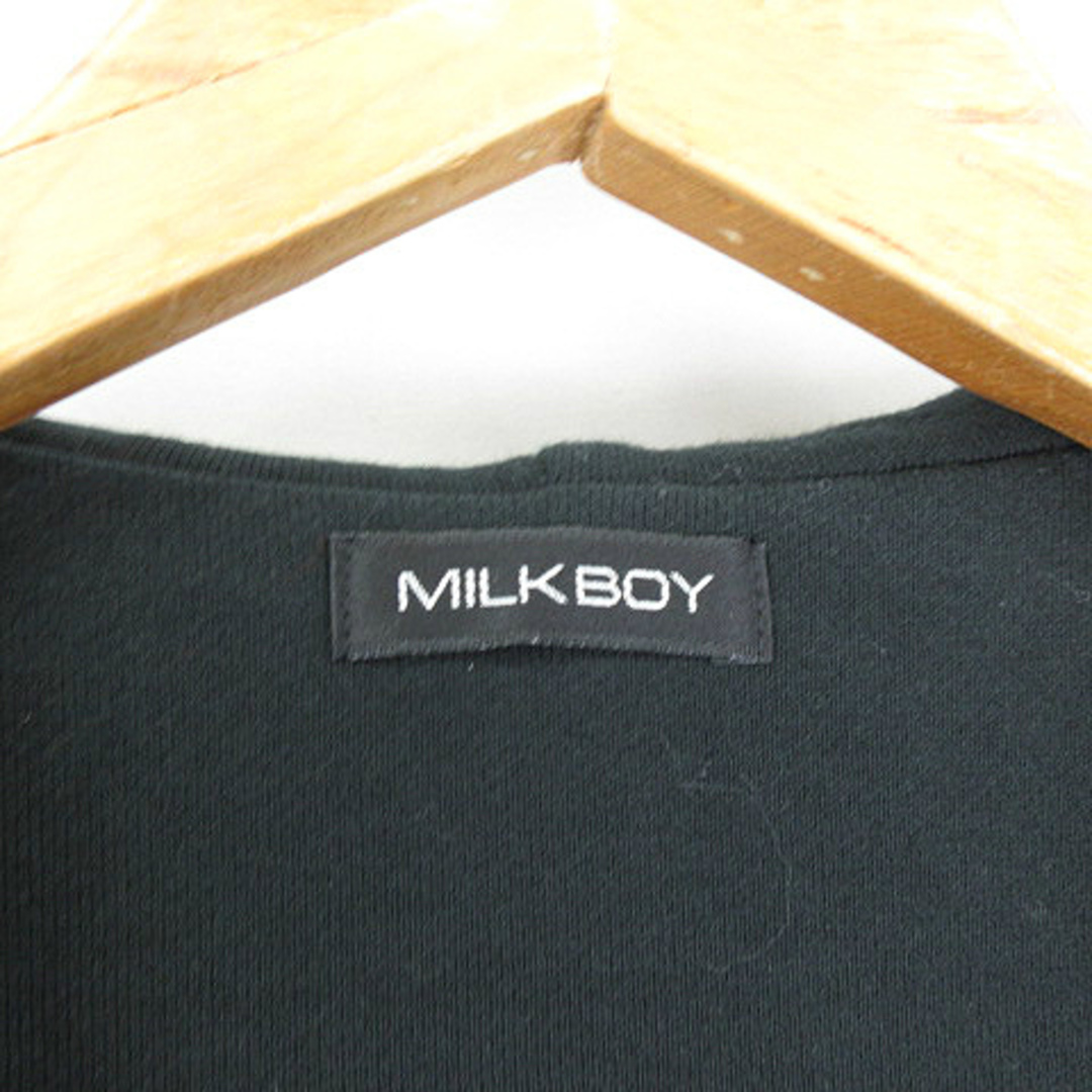 MILKBOY(ミルクボーイ)のミルクボーイ MILKBOY DREAMERS フーディー ベスト 黒  メンズのトップス(ベスト)の商品写真