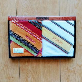 ミッソーニ(MISSONI)の【新品・未使用】MISSONI ハンドタオルセット(タオル/バス用品)