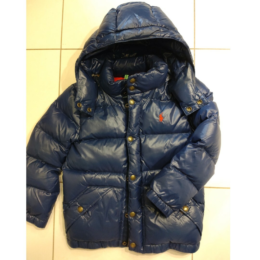 POLO RALPH LAUREN(ポロラルフローレン)のラルフローレン　ネイビー　ダウン　130 キッズ/ベビー/マタニティのキッズ服男の子用(90cm~)(ジャケット/上着)の商品写真