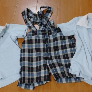 【半袖ポロシャツ付き】サスペンダー付き制服 120(その他)