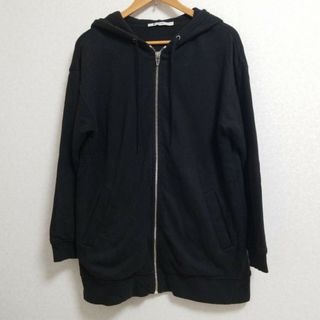 アレキサンダーワン(Alexander Wang)のT ALEXANDER WANG アレキサンダーワン パーカー ブラック 黒(パーカー)