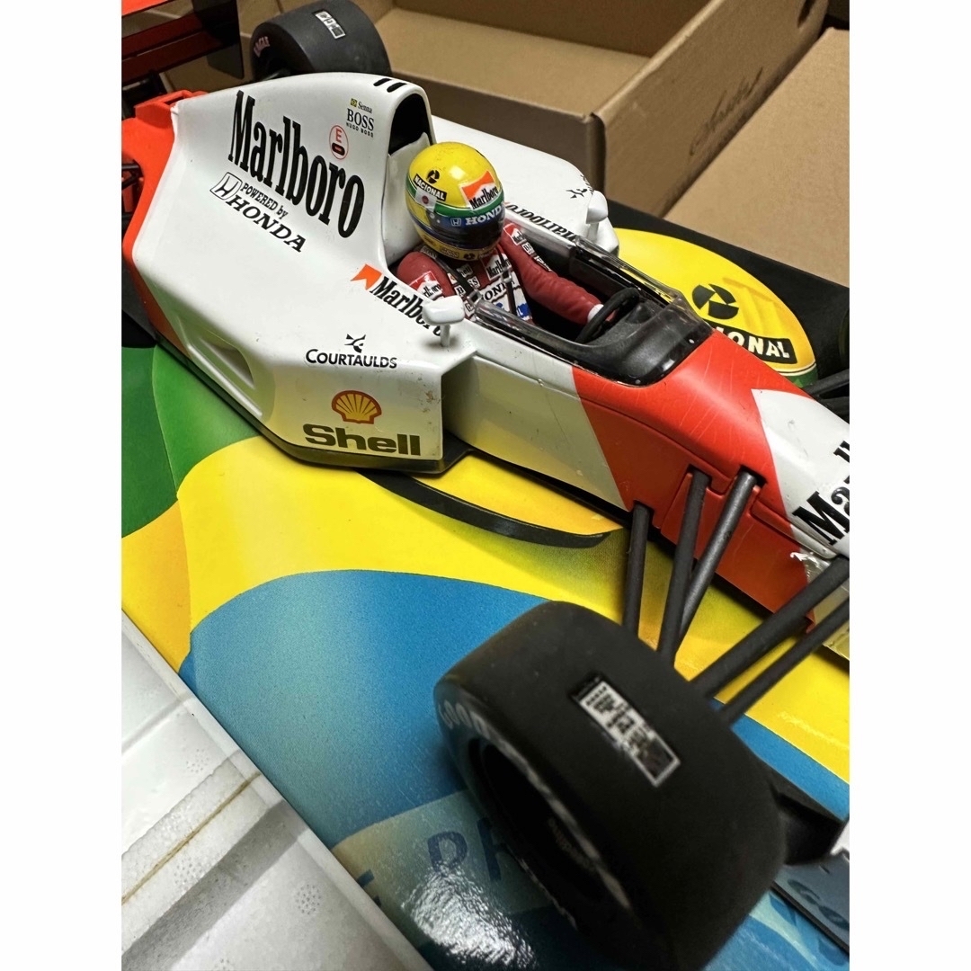 MINICHAMPS1/18マクラーレンホンダMP4/7アイルトンセナ1992