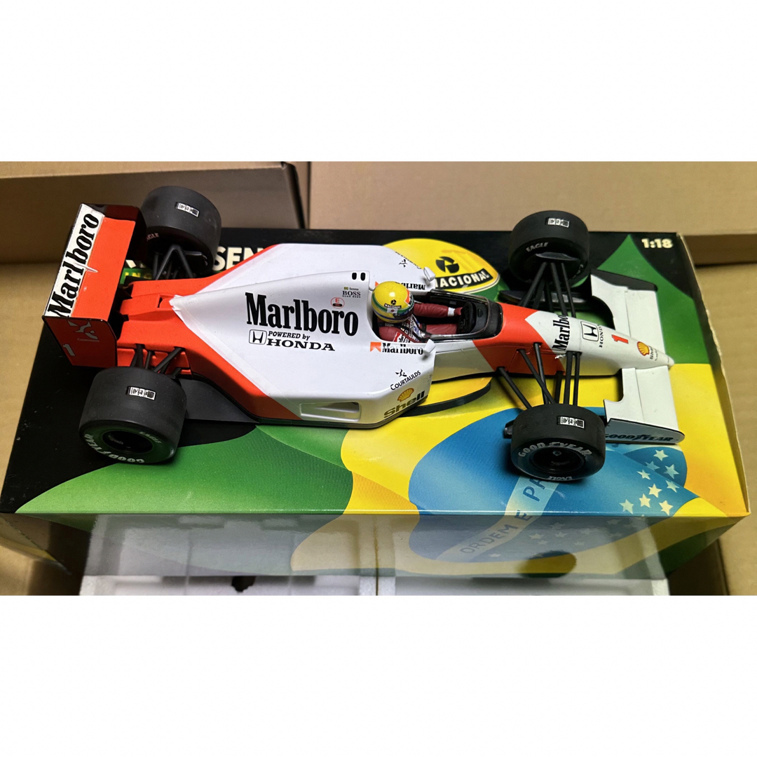 MINICHAMPS1/18マクラーレンホンダMP4/7アイルトンセナ1992