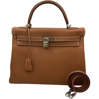 エルメス(Hermes)の　エルメス HERMES ケリー32 A刻 ゴールド シルバー金具 トゴ レディース ショルダーバッグ(ショルダーバッグ)