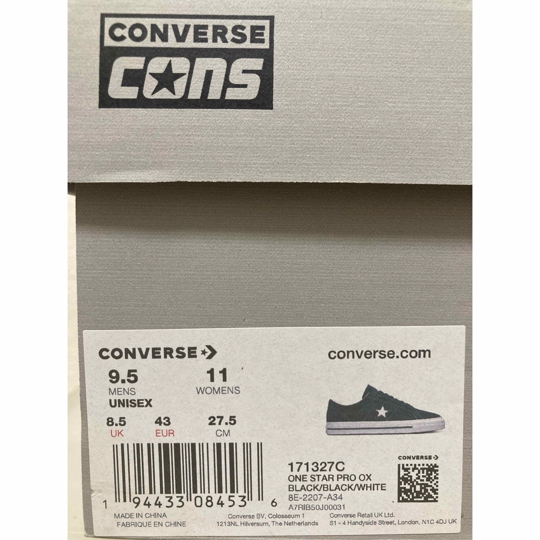 CONVERSE ONE STAR PRO OX コンバース ワンスター