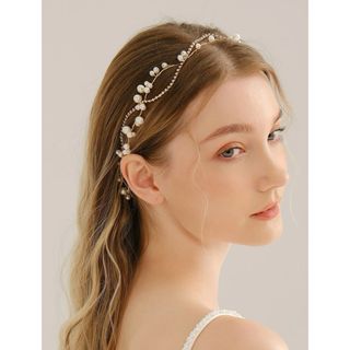 ウェディングアクセサリー　ヘアアクセサリー(ヘッドドレス/ドレス)