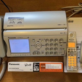 パナソニック(Panasonic)のファックス　panasonic KX-PW607DL 子機 替えインクフィルム(その他)