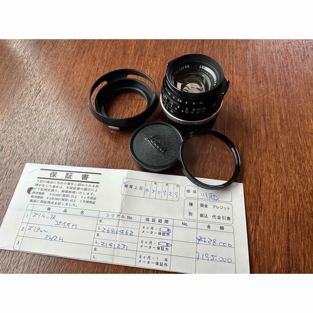 オーバーホール済みです。極美品　summilux 35mm  ズミルックス