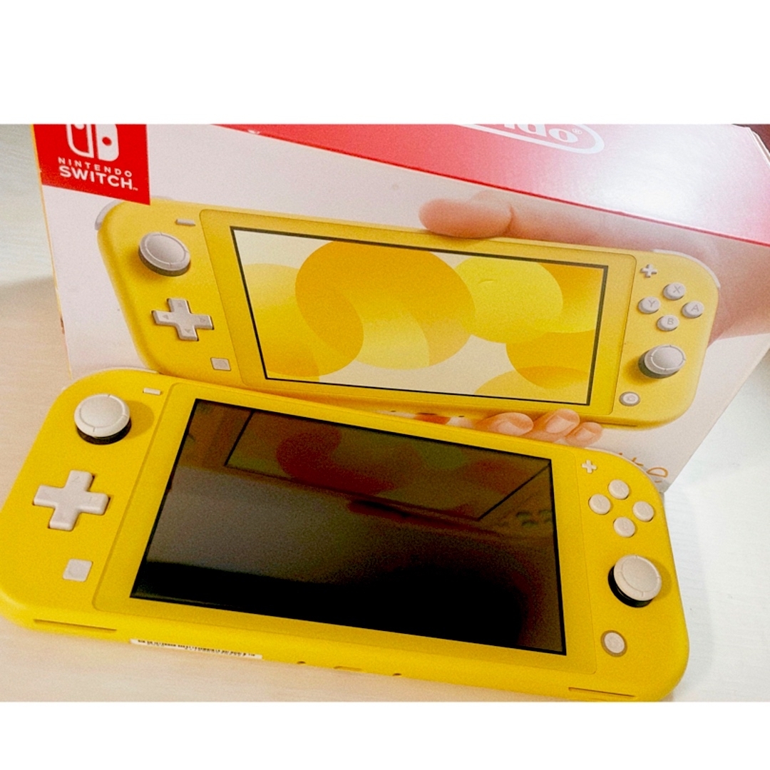 Nintendo Switch(ニンテンドースイッチ)の⭐︎美品 Nintendo Switch Lite イエロー  エンタメ/ホビーのゲームソフト/ゲーム機本体(家庭用ゲーム機本体)の商品写真