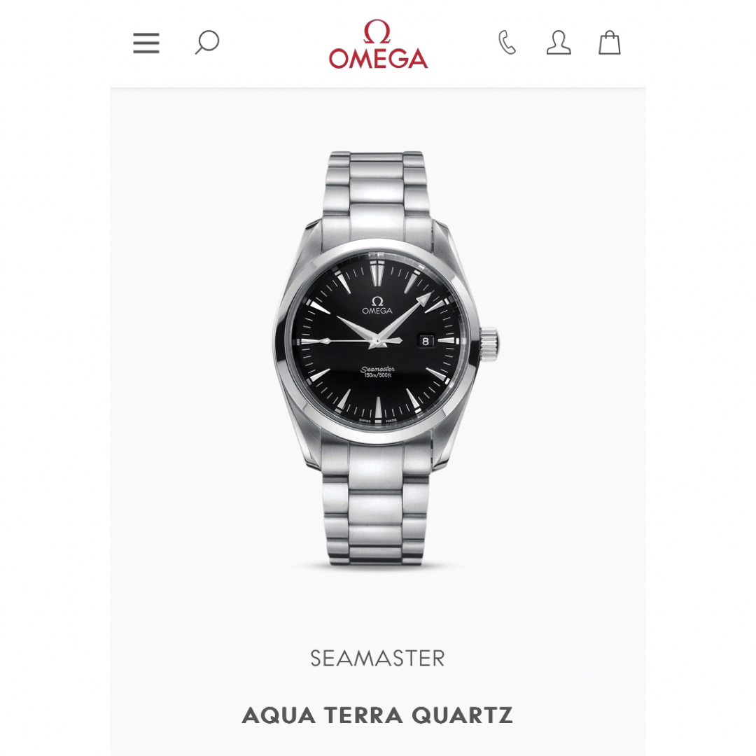 OMEGA(オメガ)のオメガ　シーマスター　アクアテラ　2517.50 メンズの時計(腕時計(アナログ))の商品写真