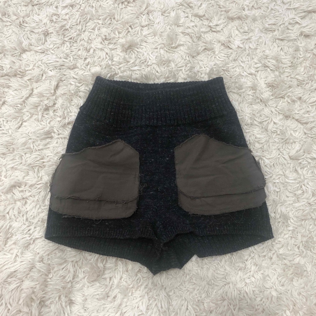 juemi ニットパンツ Bellows Pocket Knit Shortsパンツ - ショートパンツ