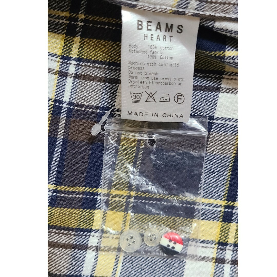 BEAMS(ビームス)のBEAMSHEART チェックシャツ メンズのトップス(シャツ)の商品写真