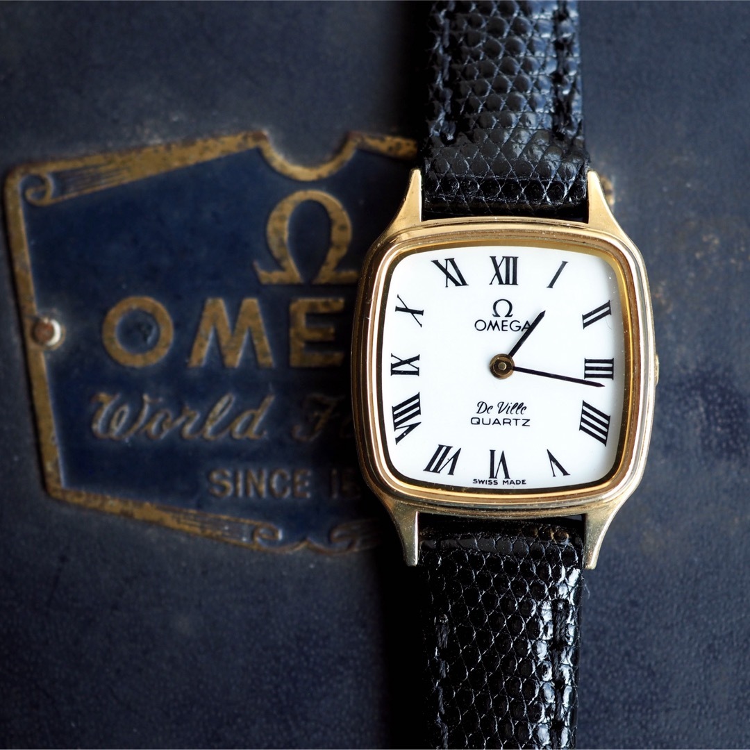 OMEGA - 美品✨OMEGA オメガ deville ローマン クォーツ時計