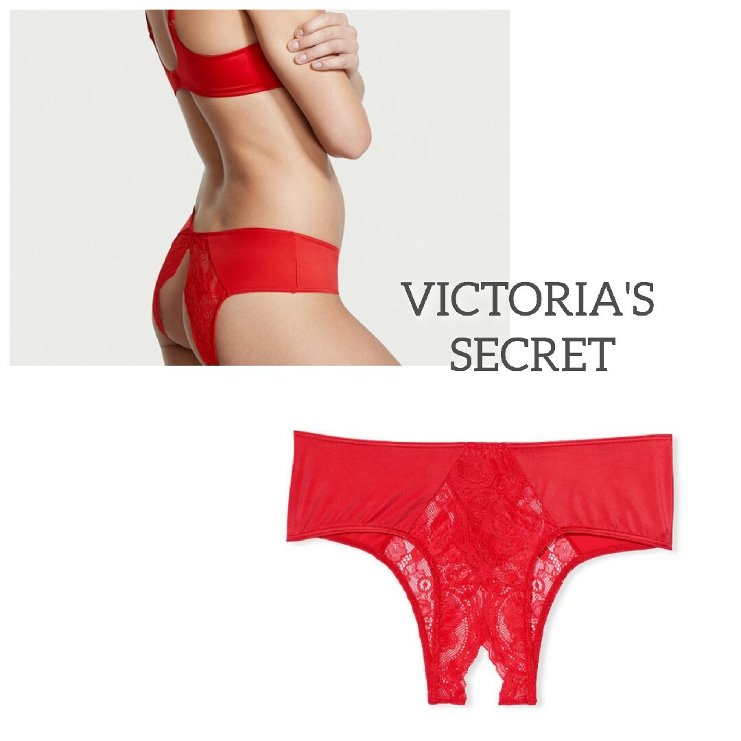 Victoria's Secret(ヴィクトリアズシークレット)のラスト♡ヴィクトリアシークレット クロッチレス ブラジリアンパンティ Sのみ レディースの下着/アンダーウェア(ショーツ)の商品写真