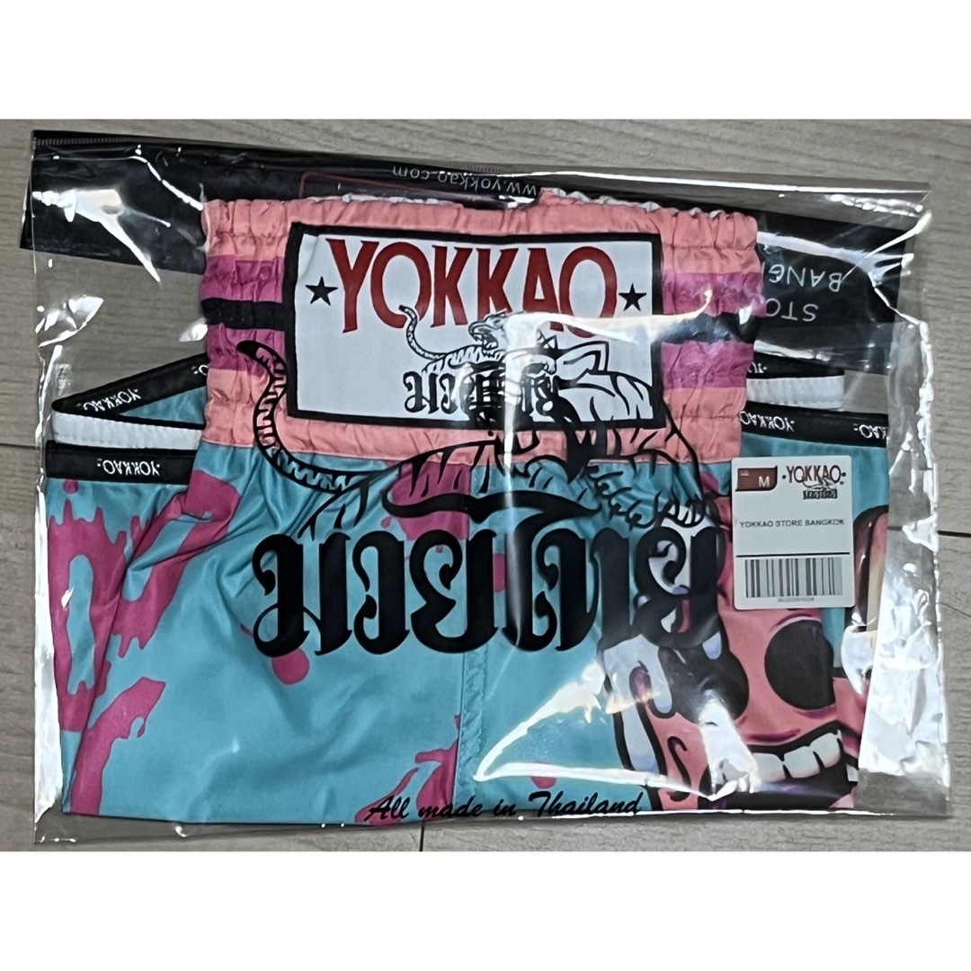 YOKKAO ムエタイパンツ「HIGH SCREAM」SKY BLUE Mサイズ
