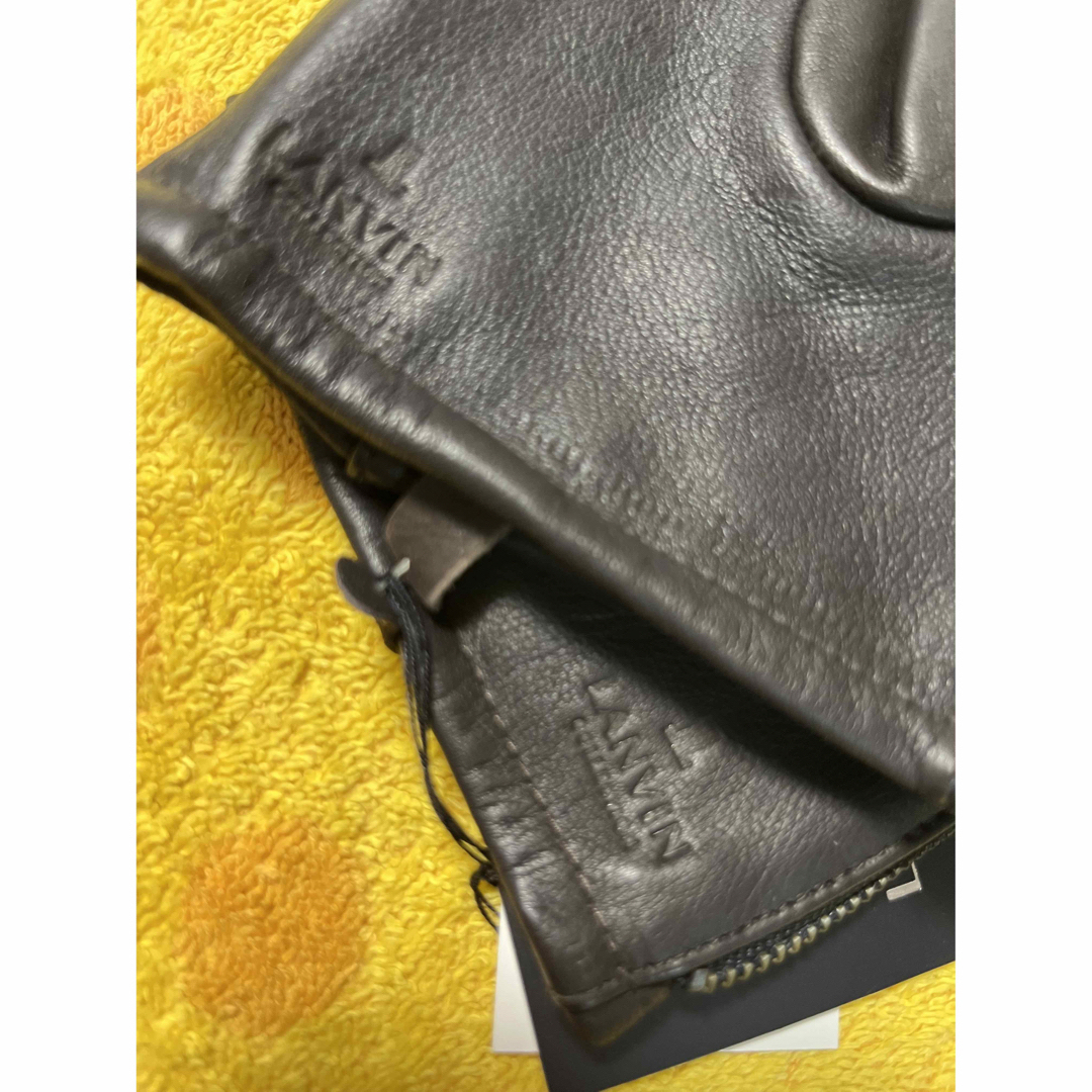 LANVIN(ランバン)のLANVIN ランバン　羊革手袋　焦茶色 メンズのファッション小物(手袋)の商品写真