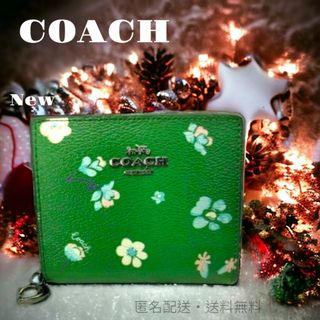 新品 未使用❤️COACH コーチ CC920 ハッピー ドッグ 二つ折りミニ財布