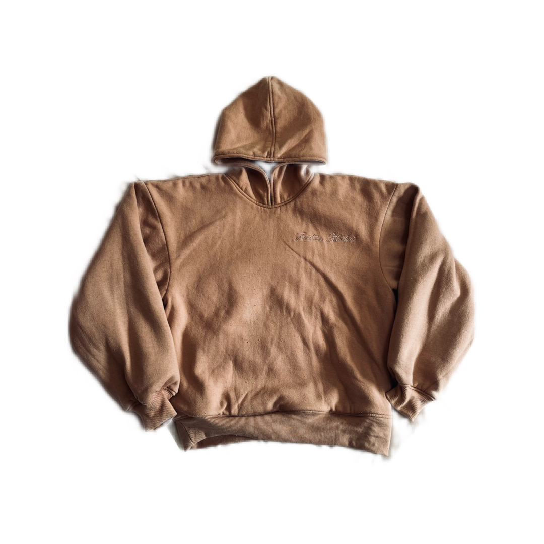 【THIRTEEN STUDIOS】"TWO-LAYERED" HOODIE メンズのトップス(パーカー)の商品写真