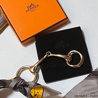 エルメス(Hermes)のエルメス　モールドゥ　スカーフリング　ゴールド　レア⭐︎(バンダナ/スカーフ)