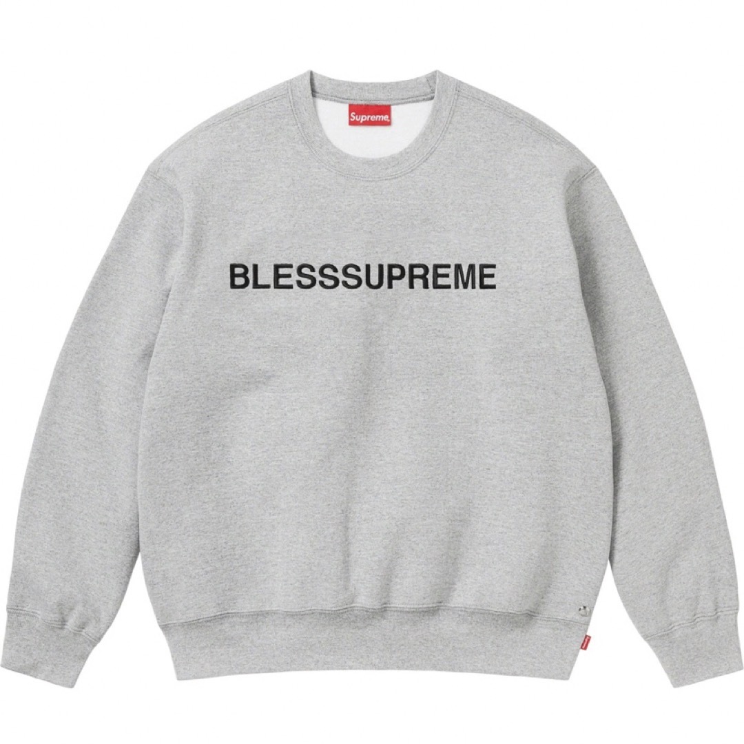 シュプリームSupreme®/BLESS Crewneck Mサイズ 灰色 新品