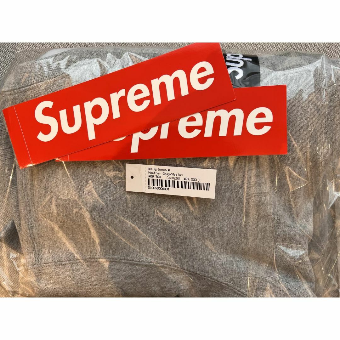 Supreme Box Logo Crewneck gray グレー Lサイズ