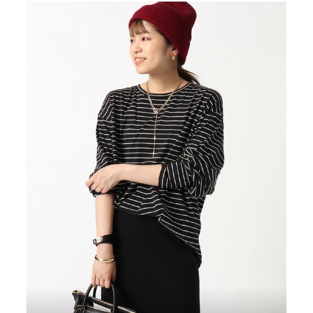 【未使用】AP STUDIO Oversized Striped Tシャツ