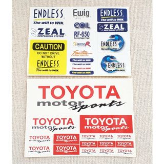 トヨタ(トヨタ)のTOYOTA　ステッカー2点セット(ノベルティグッズ)