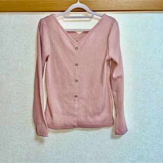 トッコクローゼット(TOCCO closet)のtocco closest 2WAY ハートネックリブカットソー(カットソー(長袖/七分))