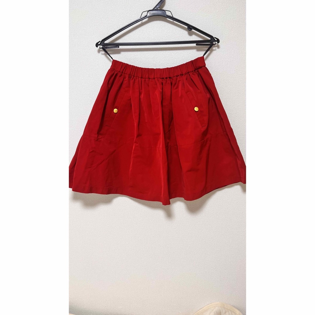 MINIMUM(ミニマム)のMINIMUM 赤　スカート レディースのスカート(ミニスカート)の商品写真