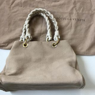 ボッテガヴェネタ(Bottega Veneta)のボッテガ＊麻ハンドバック(ハンドバッグ)