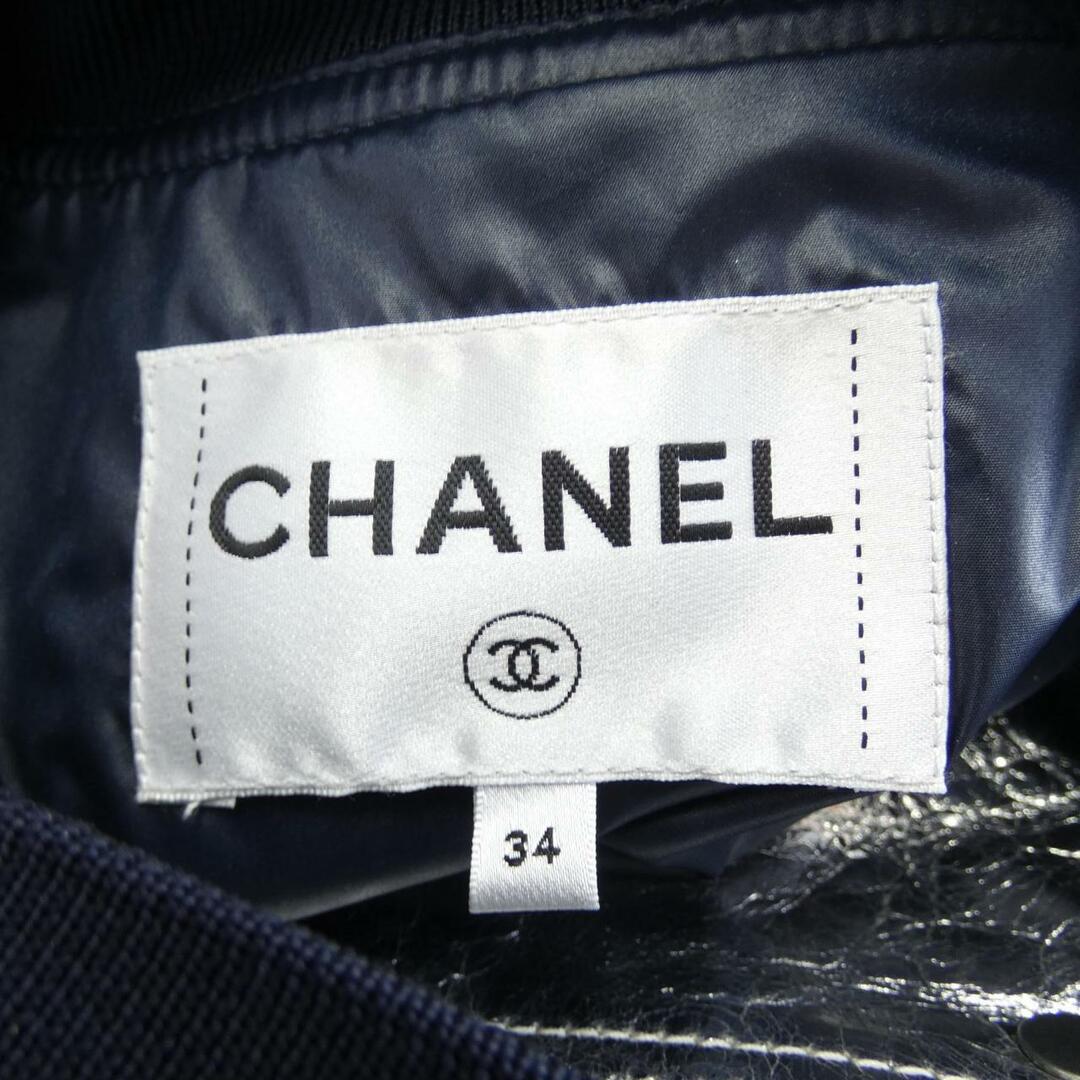 CHANEL(シャネル)のシャネル CHANEL レザージャケット レディースのジャケット/アウター(テーラードジャケット)の商品写真