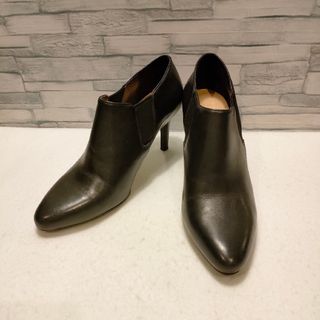 コールハーン(Cole Haan)のコールハーン Cole Haan レザー サイドゴアブーツ ブラック 22.5(ブーツ)