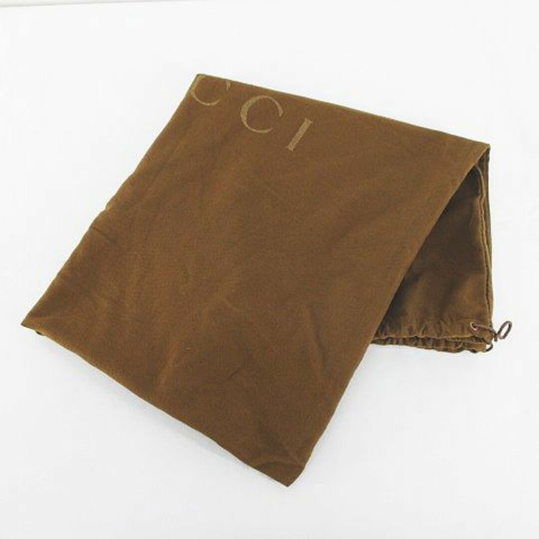 Gucci - グッチ GUCCI 保存袋 収納袋 茶系 ブラウン イタリア製 巾着
