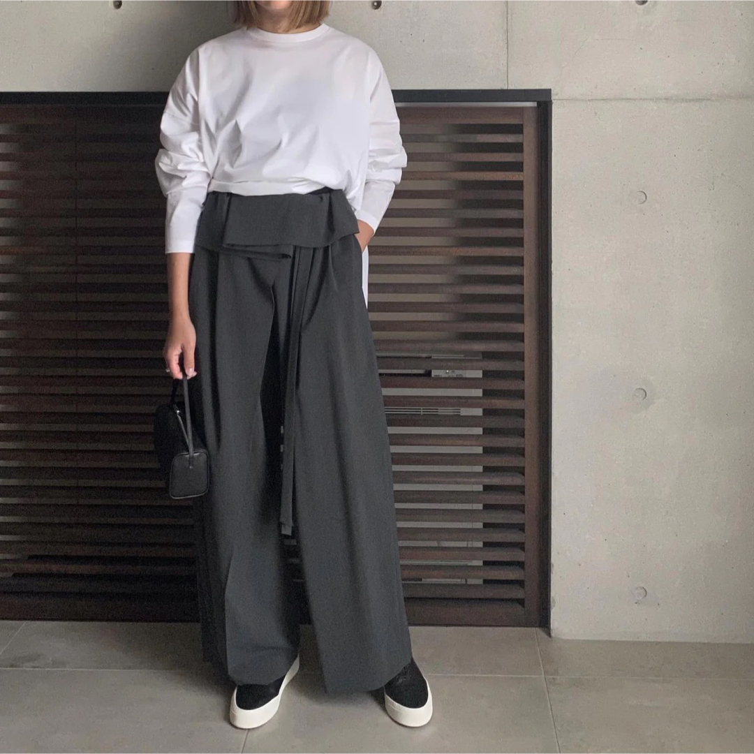 ローヘン lohen オーバーラップパンツ グレー 38 ローヘン lohen オーバーラップパンツ グレー 38