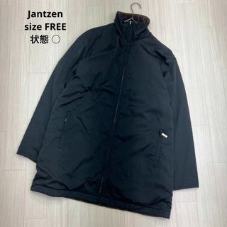 ○ Jantzen ジャンセン リバーシブル ナイロン ベロア ジャケットの