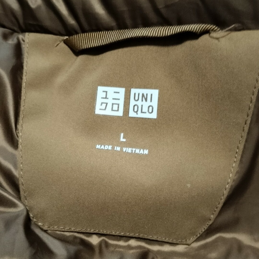 UNIQLO(ユニクロ)のユニクロ　ハイブリッドダウンパーカ　ブラウン L メンズのジャケット/アウター(ダウンジャケット)の商品写真