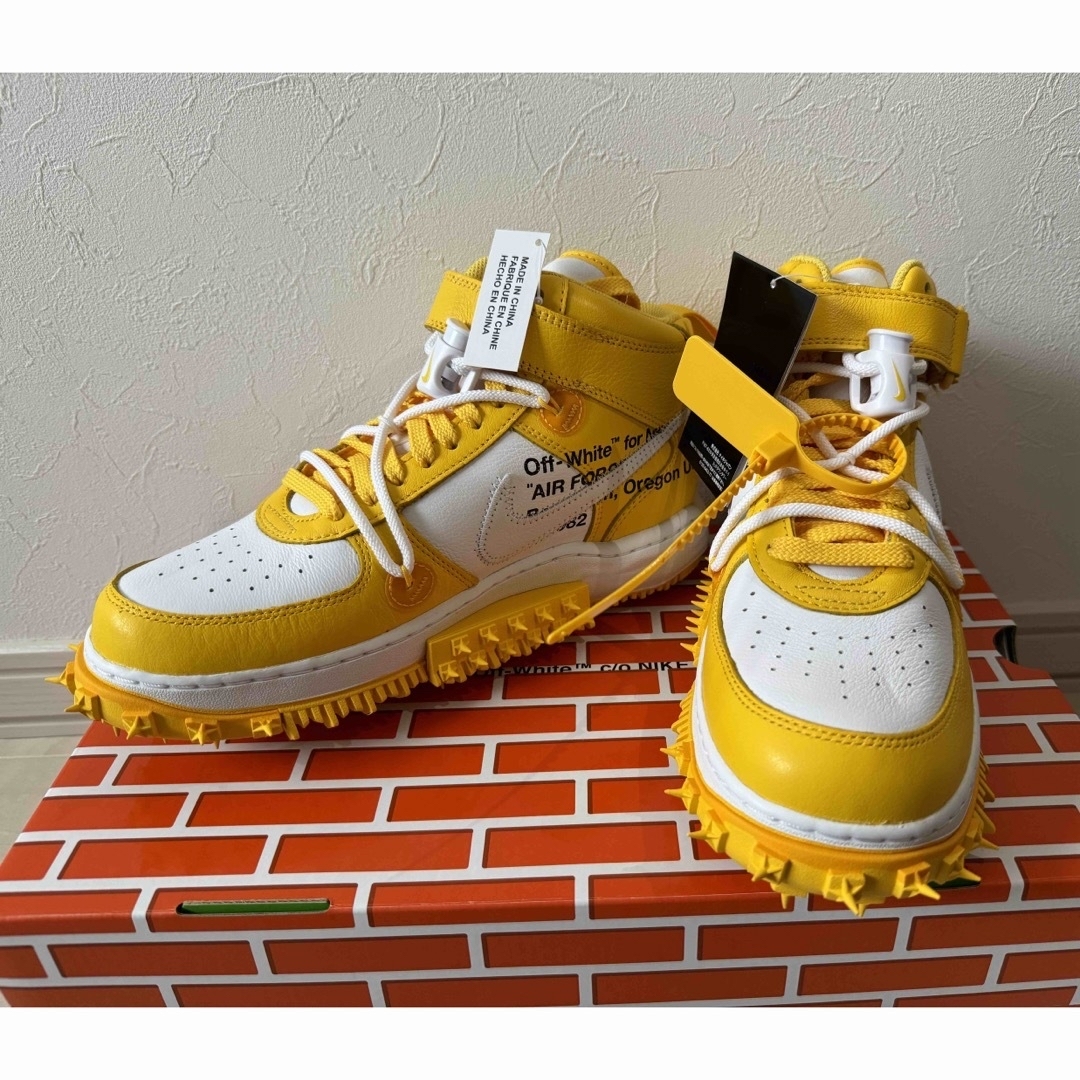 Off-White - Off-White × Nike Air Force 1 Mid SP26.0㎝の通販 Off-White - Off-White × Nike Air Force 1 Mid SP26.0㎝の通販